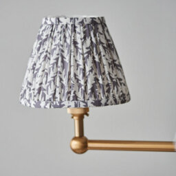 Loops Stunning 2 Pack Aged Brass Pendant Lights With Pearl Grey Shades - thumbnail 4