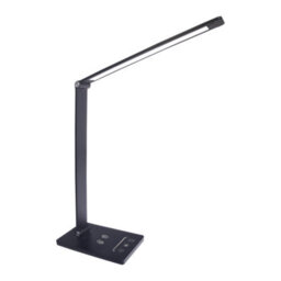 Milagro Vario Designer Black Desk Lamp Wireless Phone Charging Adjustable Dimmable Great For Home Office - thumbnail 4