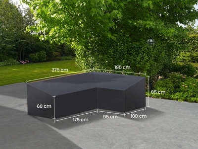 Norfolk Leisure Life Cover 15 - Lounge L-Shape Left L275Cm X W195Cm X H85/60Cm