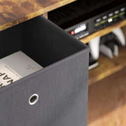 Tv Unit Stand Cabinet Media Console Storage Shelving - thumbnail 4