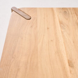 Sweeek - Square Coffee Table In Solid Acacia Wood Reva Natural 80X80X36 Cm - thumbnail 5