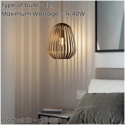 Loops Stylish Modern Design Bronze Pendant Ceiling Light For Home And Indoor Spaces - thumbnail 2