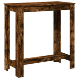 Berkfield Bar Table Smoked Oak 102X50X103.5 Cm Engineered Wood - thumbnail 6