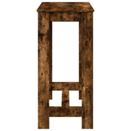 Berkfield Bar Table Smoked Oak 102X50X103.5 Cm Engineered Wood - thumbnail 5