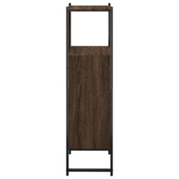 Berkfield Bathroom Cabinet Brown Oak 33X33X120.5 Cm Engineered Wood - thumbnail 7