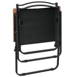 Berkfield Camping Chairs 2 Pcs Black 54X55X78 Cm Oxford Fabric - thumbnail 6