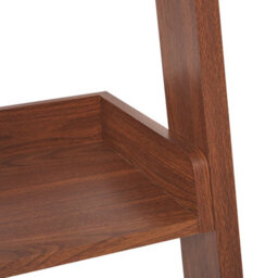 Wyld And Coco Astra 4-Tier Ladder Bookcase, Dark Brown Mdf, W45 X D43 X H169Cm - thumbnail 5