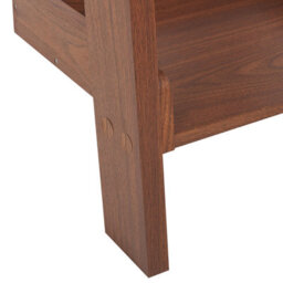 Wyld And Coco Astra 4-Tier Ladder Bookcase, Dark Brown Mdf, W45 X D43 X H169Cm - thumbnail 6