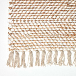 Homescapes Horizon Neutral Chevron Hemp Chindi Rug, 160 X 230 Cm - thumbnail 3