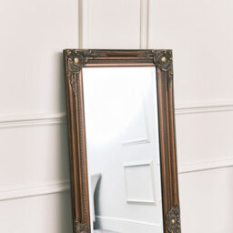 Melody Maison Tall Ornate Gold Wall Mirror 47Cm X 142Cm - thumbnail 3