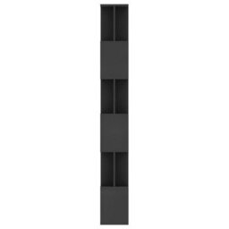 Vidaxl Book Cabinet/room Divider Black 80X24X192 Cm Engineered Wood - thumbnail 6