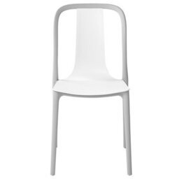 Beliani Set Of 4 Garden Chairs Spezia White - thumbnail 6