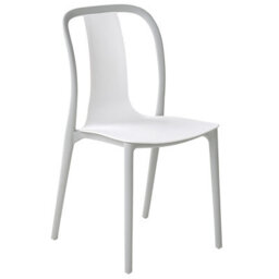 Beliani Set Of 4 Garden Chairs Spezia White - thumbnail 5