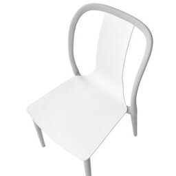 Beliani Set Of 4 Garden Chairs Spezia White - thumbnail 8