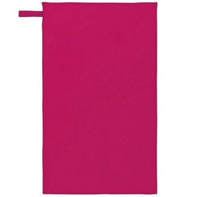 Proact Microfibre Sports Towel Fuchsia (One Size)