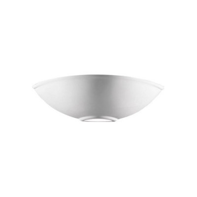 Luminosa Lighting Luminosa Bisquitte Lifestyle Ceramics Plaster Wall Light White, 1X E27 - image 1