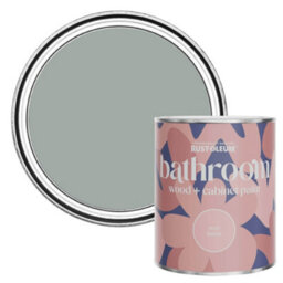 Rust-Oleum Pitch Grey Matt Bathroom Wood & Cabinet Paint 750Ml - thumbnail 1