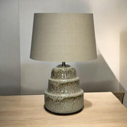 Minster 59 X 40 Cm Lamp And Shade - Ceramic - L33 X W40 X H59 Cm - Brown - thumbnail 2