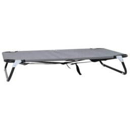 Vidaxl Dog Bed 105 X 65 X 18 Cm Steel Light Grey - thumbnail 2