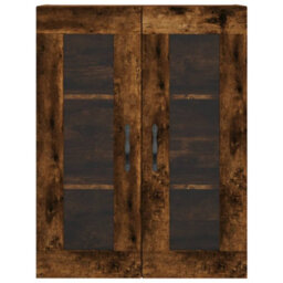 Berkfield Highboard Smoked Oak 69.5X34X180 Cm Engineered Wood - thumbnail 6