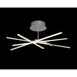 Luminosa Lighting Luminosa Star Semi Flush, 42W Led, 3000K, 3700Lm, Silver/frosted Acrylic/polishde Chrome, 3Yrs Warranty - thumbnail 2