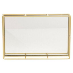Urbn-Living 2-Pc Metal Gold Rectangle Mirror Tray - thumbnail 6