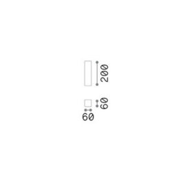 Ideal Lux Luminosa Look 20Cm Square Surface Mounted Downlight Brass 1X Gu10 - thumbnail 2