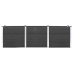 Berkfield Garden Raised Bed 300X100X91 Cm Wpc Grey - thumbnail 3