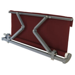 Sundaze 2.5M X 2M Manual Awning Retractable Gazebo Canopy Outdoor Patio Garden Sun Shade Shelter Wine Red - thumbnail 6