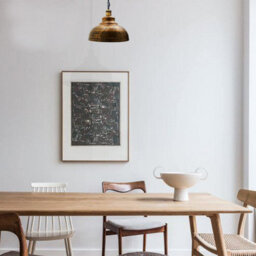 Industrial Vintage Pendant Light Brushed Copper Dome Shade, Hemp Rope E27 Uk Ceiling Lamp - thumbnail 4