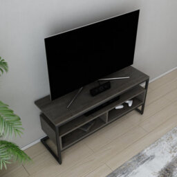 Decorotika Merrion Tv Stand Tv Unit For Tv's Up To 50 Inch Black Wenge - thumbnail 3