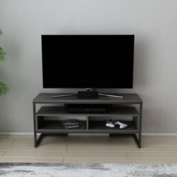 Decorotika Merrion Tv Stand Tv Unit For Tv's Up To 50 Inch Black Wenge - thumbnail 1