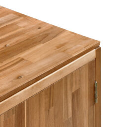 Beliani Outdoor Kitchen Cabinet Venosa Acacia Wood 50 Cm 50 Cm Brown - thumbnail 8