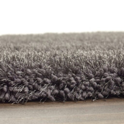 Grey Plain Rug, 50mm Thick Anti-Shed Rug, Handmade Luxurious Modern Shaggy Rug For Bedroom, & Dining Room-67 X 200Cm (Runner) - thumbnail 2