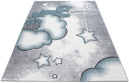 Bravich Blue Baby Bear Stars Rug - Kids - 120X170Cm - thumbnail 2