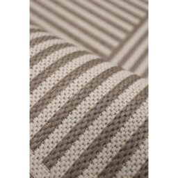 Melrose Eden Multistripe Natural Abstract Design Pile Height 3mm Medium Area Indoor Outdoor Rug - 120/170Cm - thumbnail 2
