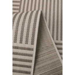Melrose Eden Multistripe Natural Abstract Design Pile Height 3mm Medium Area Indoor Outdoor Rug - 120/170Cm - thumbnail 3