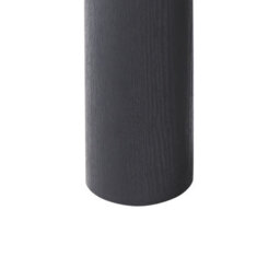 Wyld And Coco Nordicnest Black Round Coffee Table 80Cm Matt Smooth Top, Compact Modern Living Room Table - thumbnail 4