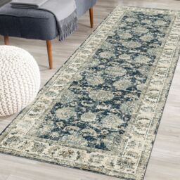 Silk Road Blue Perla Medium Runner, (L)180Cm X (W)60Cm - thumbnail 2