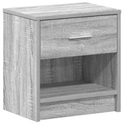 Berkfield Bedside Cabinet With Drawer Grey Sonoma 39X28X41 Cm - thumbnail 2