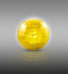 Netagon Fxlab Party Event Festive Christmas Gold Disco Mirror Ball 500mm - thumbnail 3