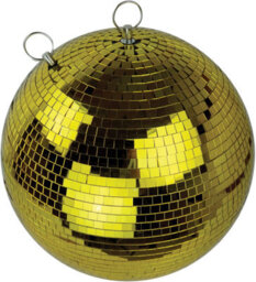 Netagon Fxlab Party Event Festive Christmas Gold Disco Mirror Ball 500mm - thumbnail 1