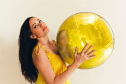 Netagon Fxlab Party Event Festive Christmas Gold Disco Mirror Ball 500mm - thumbnail 4