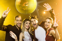 Netagon Fxlab Party Event Festive Christmas Gold Disco Mirror Ball 500mm - thumbnail 5