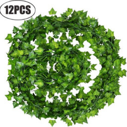 Artificial Ivy Hanging Garland, 12 Pieces - 84 Feet, For Wedding, Office, Kitchen, Garden, Wall Decoration - thumbnail 7