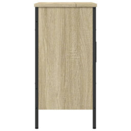 Berkfield Bathroom Sink Cabinet Sonoma Oak 60X30X60 Cm Engineered Wood - thumbnail 7