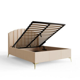 Gfw Pettine End Lift Ottoman Storage Bed Double Natural - thumbnail 8