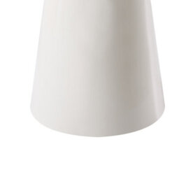 Wyld And Coco Luxeline Round Side Table With White Marble Top And Grey Powder-Coated Base - thumbnail 5
