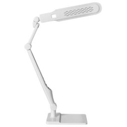 Beliani Desk Lamp White With Rotating Arm, Stepless Dimmer And 3 Cct Modes - thumbnail 6