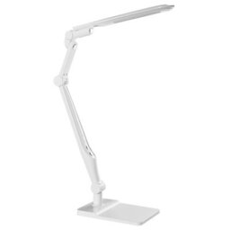 Beliani Desk Lamp White With Rotating Arm, Stepless Dimmer And 3 Cct Modes - thumbnail 2